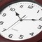 Contemporary Brown Octagon Shaped 11.6-inch Wall Clock - Decorative Wood-Look Plastic Clock for Living Room, Kitchen, or Dining Room - Modern Home Decor Accent Piece with Vintage Charm